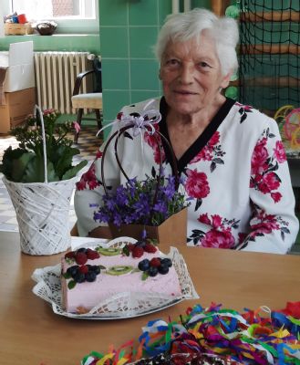 Oslava narozenin paní Zdeňky
